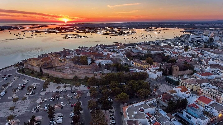 Faro Old Town aerial