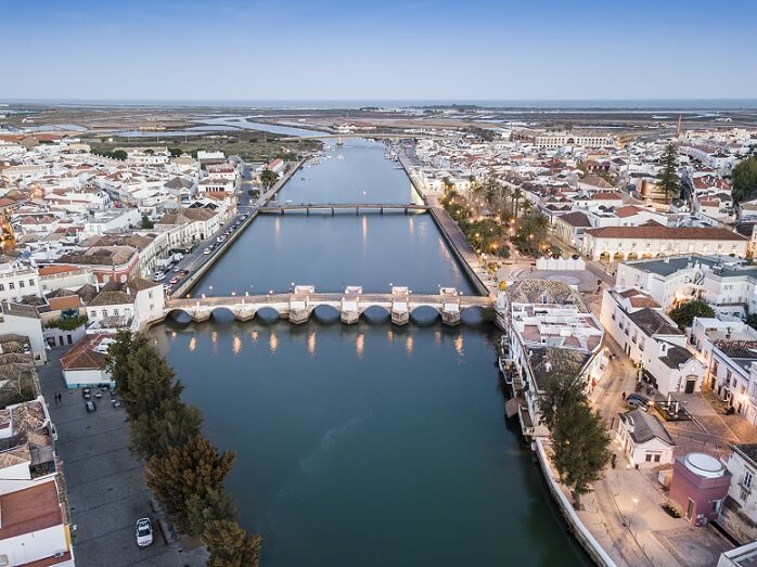 Tavira aerial view